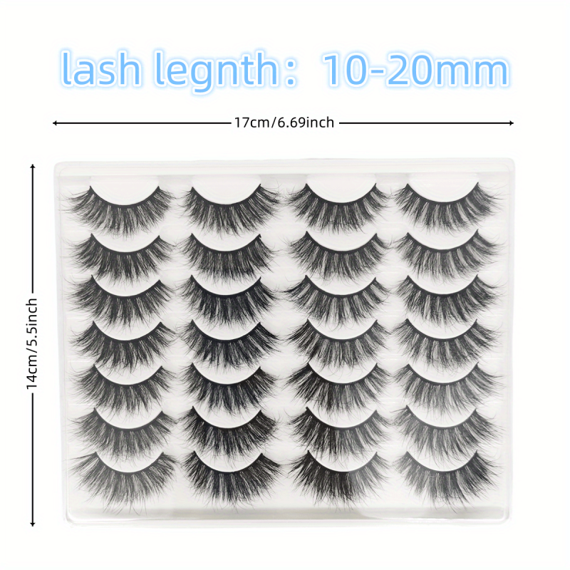 20mm Dramatic D Curling Cat Eye 3D Faux Mink Lashes