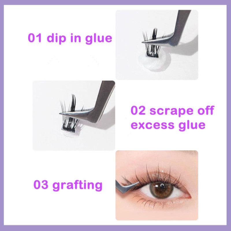 Soft Lashes Thick False Eyelashes Wispy Natural Look for Daily Dating Makeup