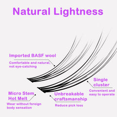 Soft Lashes Thick False Eyelashes Wispy Natural Look for Daily Dating Makeup