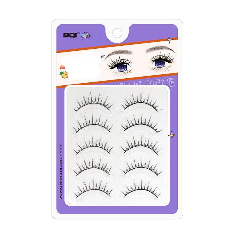 Soft Lashes Thick False Eyelashes Wispy Natural Look for Daily Dating Makeup