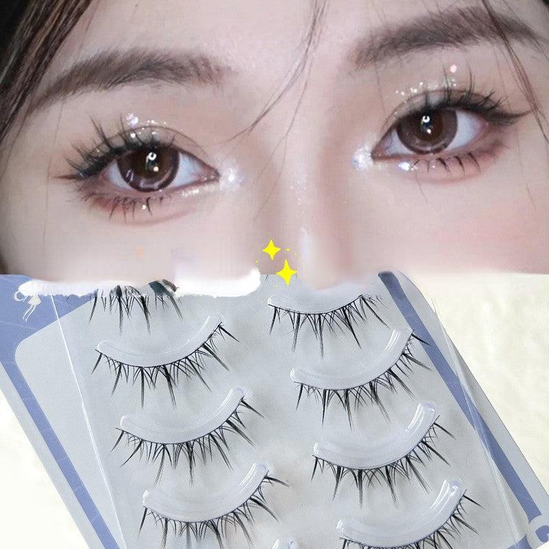 Soft Lashes Thick False Eyelashes Wispy Natural Look for Daily Dating Makeup