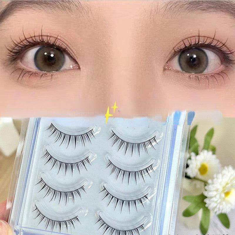 Soft Lashes Thick False Eyelashes Wispy Natural Look for Daily Dating Makeup