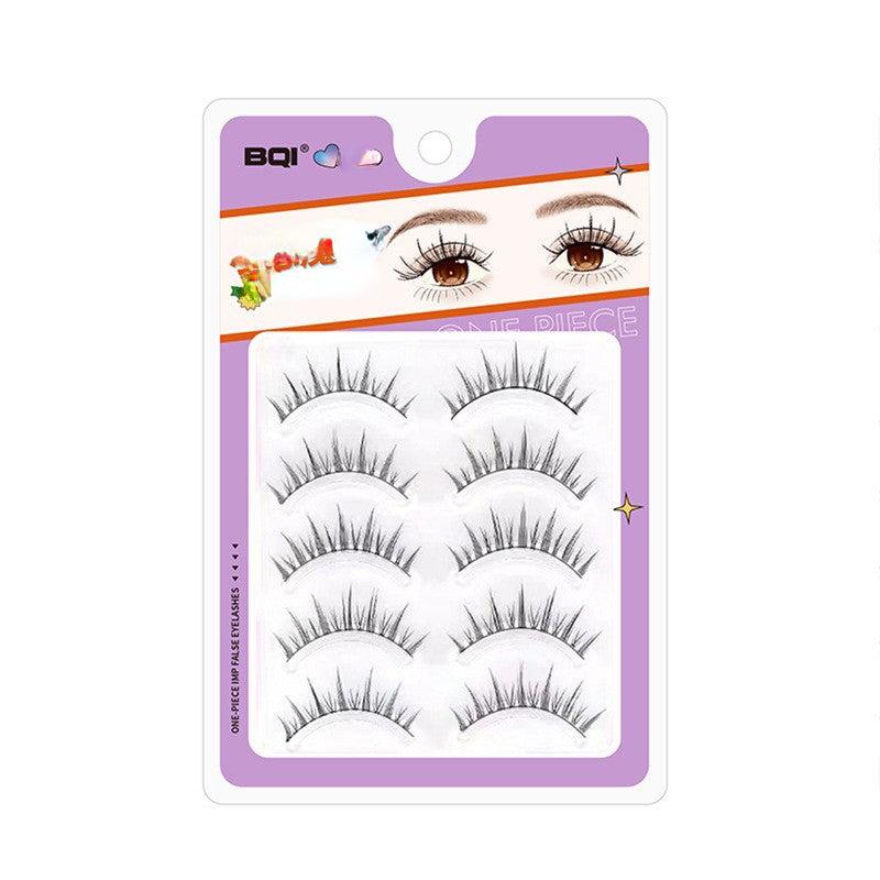 Soft Lashes Thick False Eyelashes Wispy Natural Look for Daily Dating Makeup