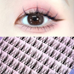 Little Devil False Eyelashes Lightweight C Curl 0.07mm DIY Extensions