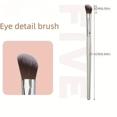 5pcs Eye Shadow Brush Set with Portable Case for Makeup Starters