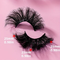 8 Pairs 25mm False Eyelashes Dramatic Volume Long-Lasting Extensions