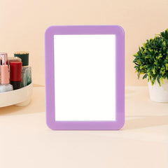 Square Makeup Mirror for Travel & Students, Small Portable Vanity Mirror