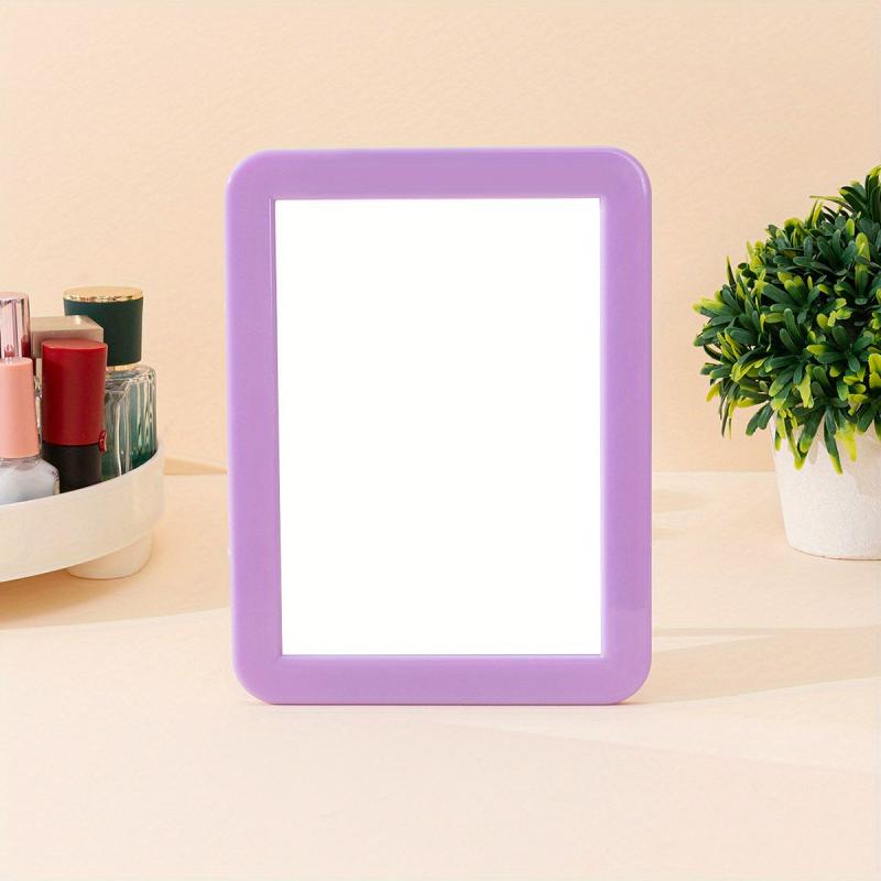 Square Makeup Mirror for Travel & Students, Small Portable Vanity Mirror