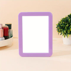Square Makeup Mirror for Travel & Students, Small Portable Vanity Mirror