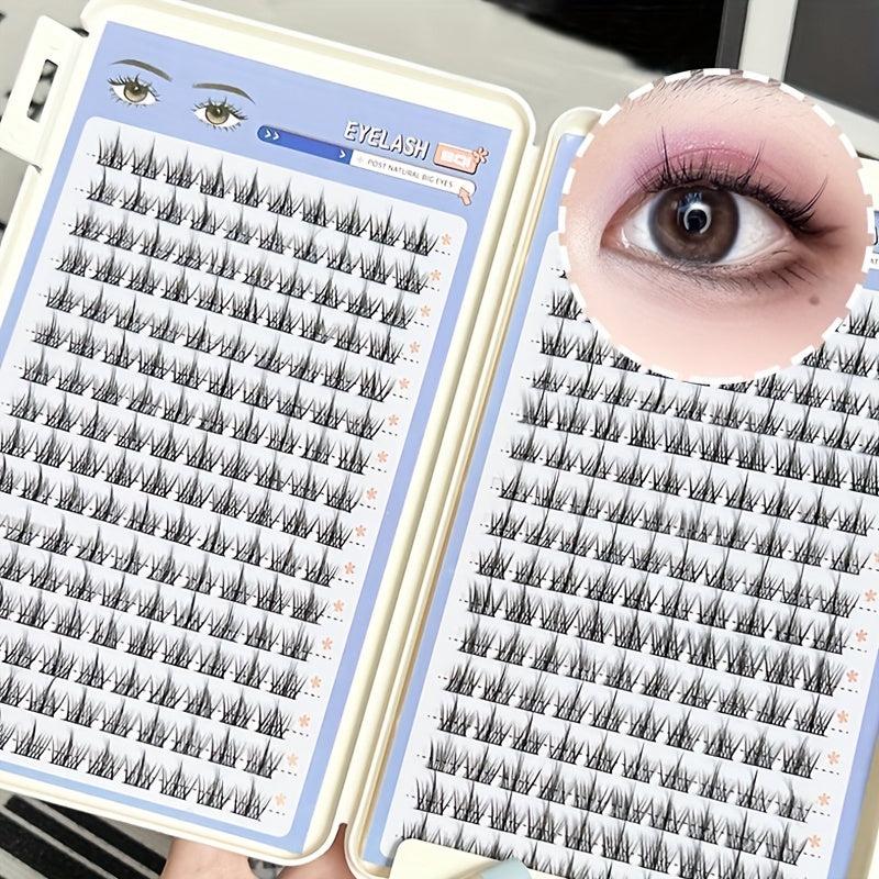 Segmented Curling False Eyelashes Natural Simulated Lightweight Soft