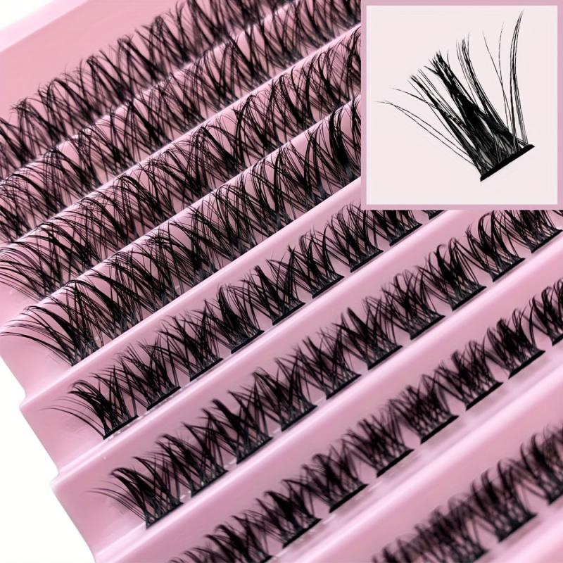120pcs Mix D Curl Cluster Lashes Individual Lashes Soft&Natural False Eyelashes