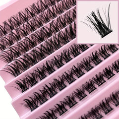 120pcs Mix D Curl Cluster Lashes Individual Lashes Soft&Natural False Eyelashes
