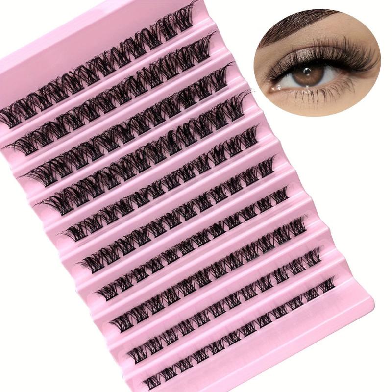 120pcs Mix D Curl Cluster Lashes Individual Lashes Soft&Natural False Eyelashes