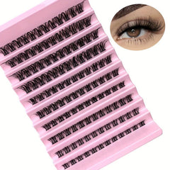 120pcs Mix D Curl Cluster Lashes Individual Lashes Soft&Natural False Eyelashes