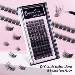 16mm Individual Lashes Natural Thick Cluster Lash Big Eye Decoration