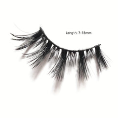 10 Pairs 3D False Eyelashes Thick Curling Long Messy Layers for Dance Parties