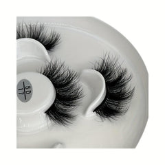 3 Pairs 5D False Eyelashes Fluffy Slender Lashes