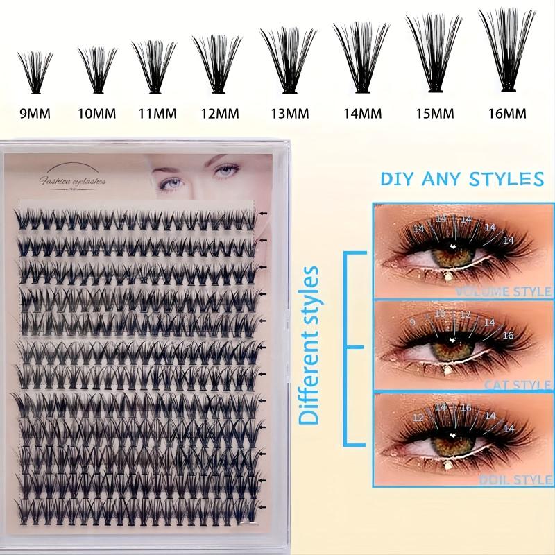 Individual Lashes Clusters D Curl Soft Lashes Kit
