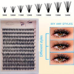 Individual Lashes Clusters D Curl Soft Lashes Kit