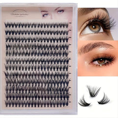 Individual Lashes Clusters D Curl Soft Lashes Kit
