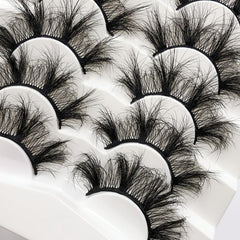 7 Pairs 20mm Fluffy Faux Mink Eyelashes Extension