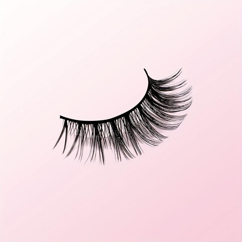 7 Pairs Natural 3D False Eyelashes Silk Reusable Soft False Eyelashes