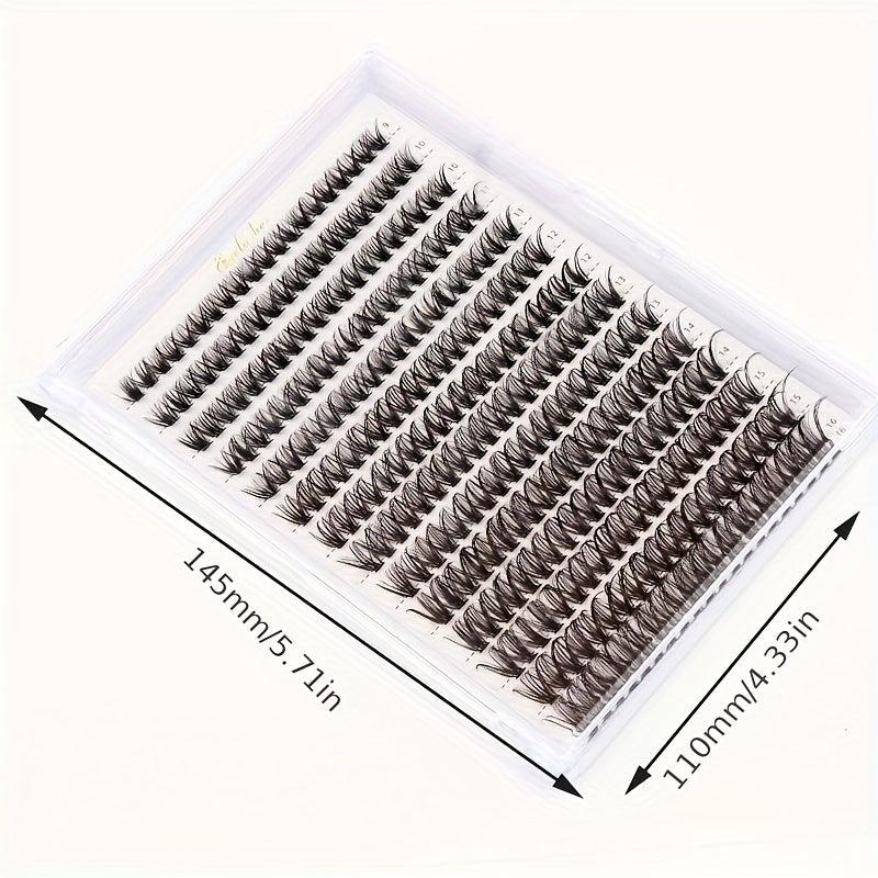 D Curl Mega Volume Lash Clusters 9 16mm DIY - 14 Rows