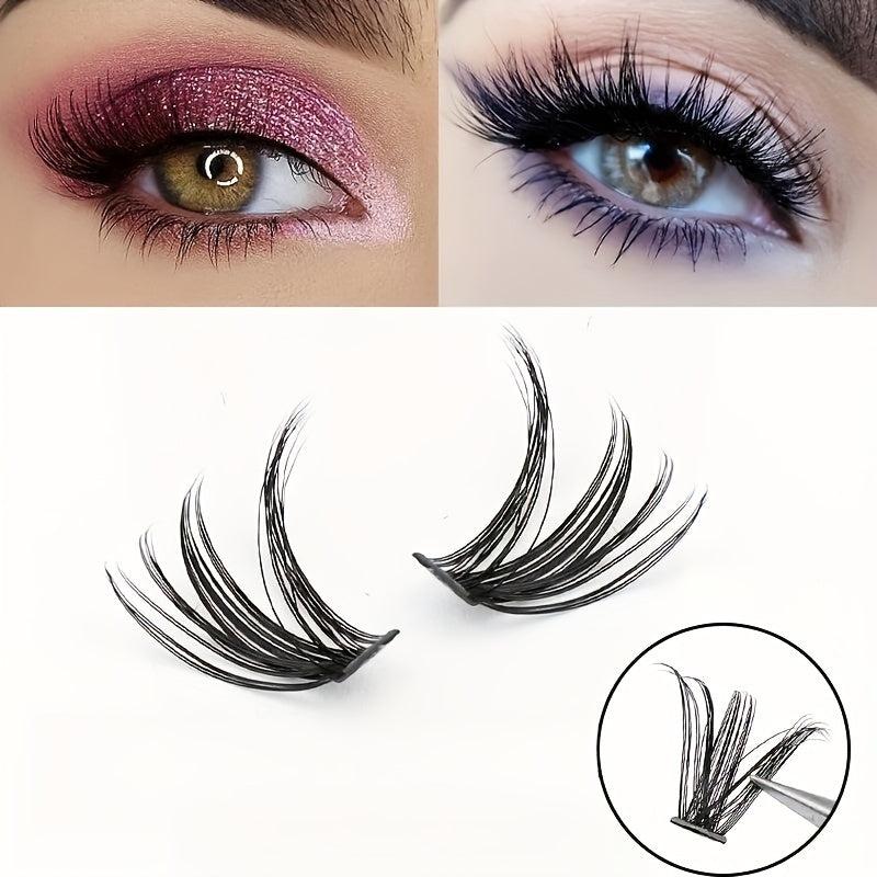 D Curl Mega Volume Lash Clusters 9 16mm DIY - 14 Rows
