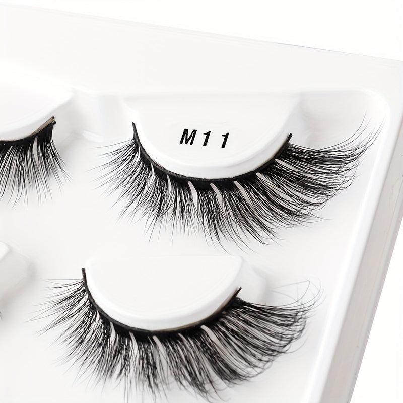 Natural Dense False Eyelashes C Curling Fox Eyes