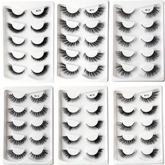 Natural Dense False Eyelashes C Curling Fox Eyes