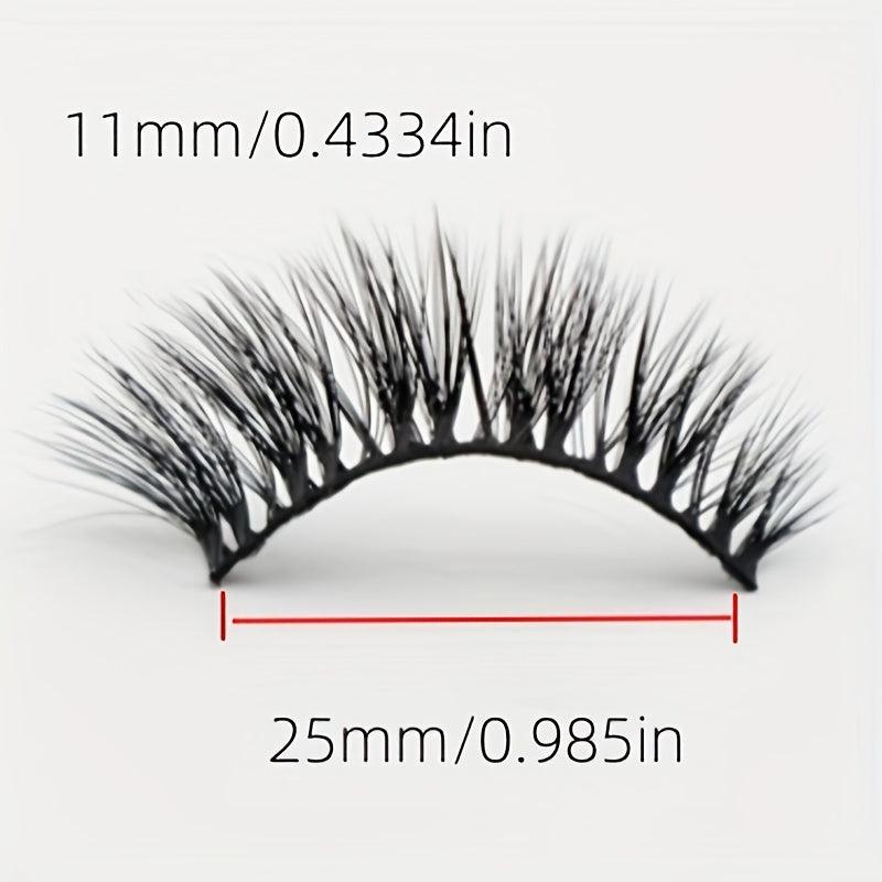 False Eyelashes Eye End Lengthening Half Eye Segmented Thick Style Soft Lashes