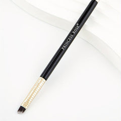 Precision Angled Eyebrow & Eyeliner Brush for Makeup Application