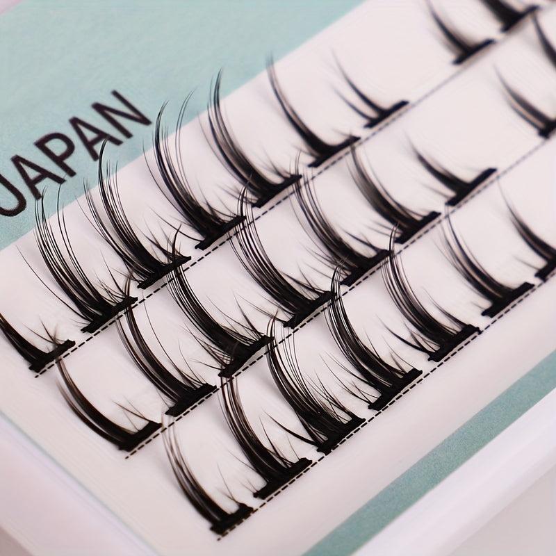 Segmented Thick Eyelashes Full Strip False Eyelashes