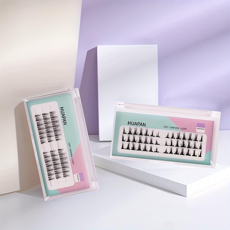 Segmented Thick Eyelashes Full Strip False Eyelashes