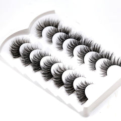 Cat Eye Lashes 3D Faux Mink Eyelashes Fluffy False Lashes Extension