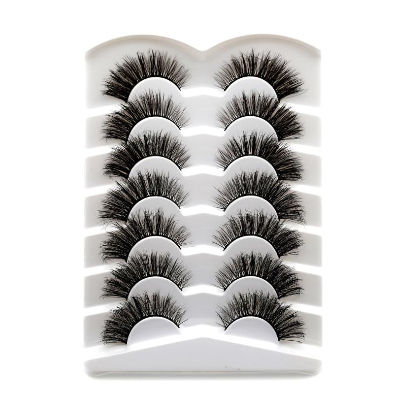 Cat Eye Lashes 3D Faux Mink Eyelashes Fluffy False Lashes Extension