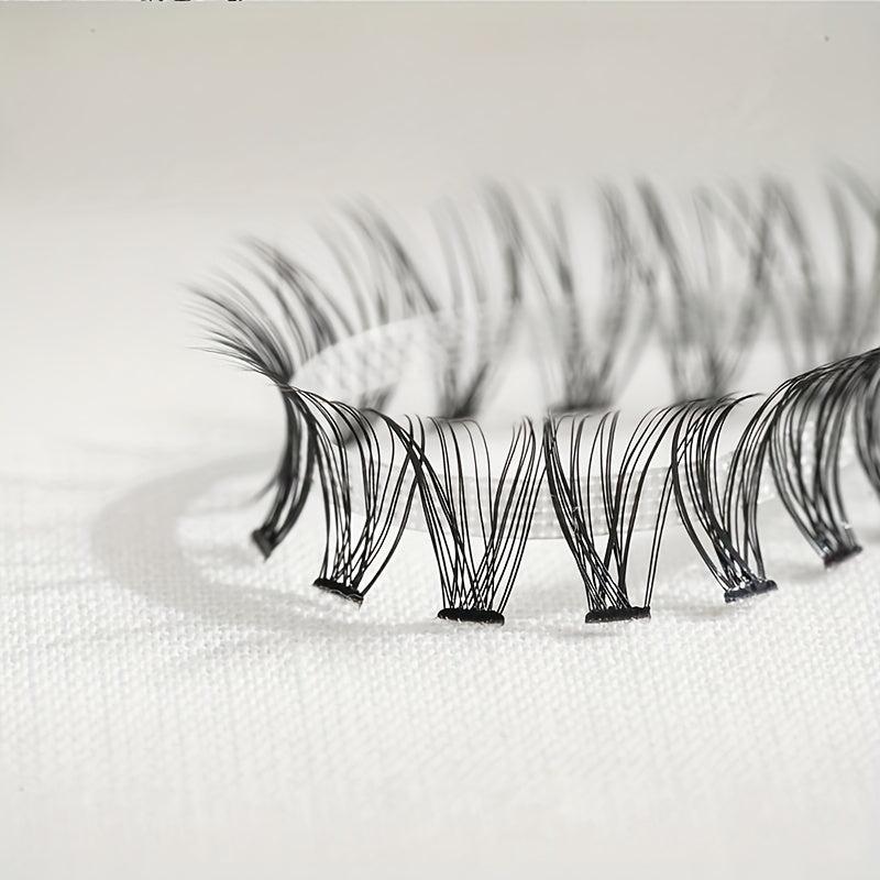 Mermaid Tail False Eyelash Clusters 9-13mm Natural Extensions