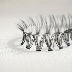 Mermaid Tail False Eyelash Clusters 9-13mm Natural Extensions