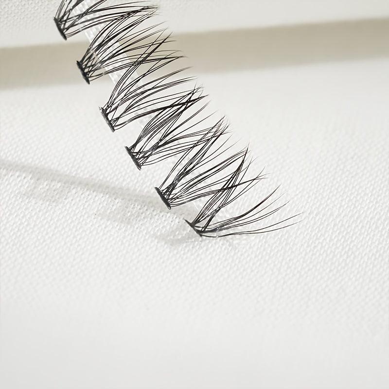 Mermaid Tail False Eyelash Clusters 9-13mm Natural Extensions