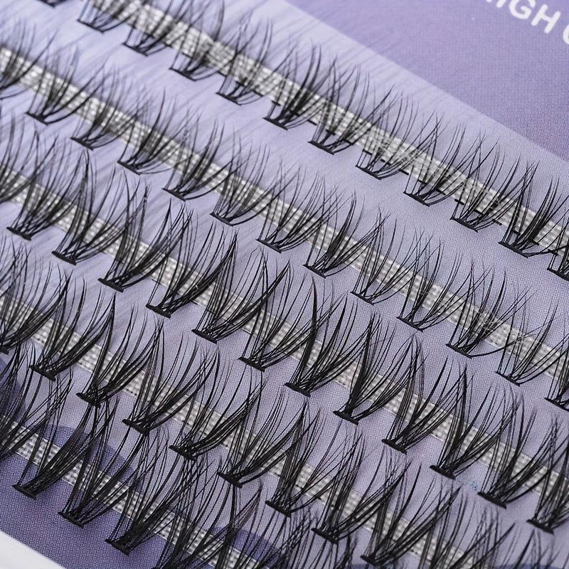 Mermaid Tail False Eyelash Clusters 9-13mm Natural Extensions