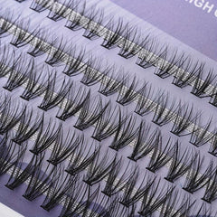 Mermaid Tail False Eyelash Clusters 9-13mm Natural Extensions