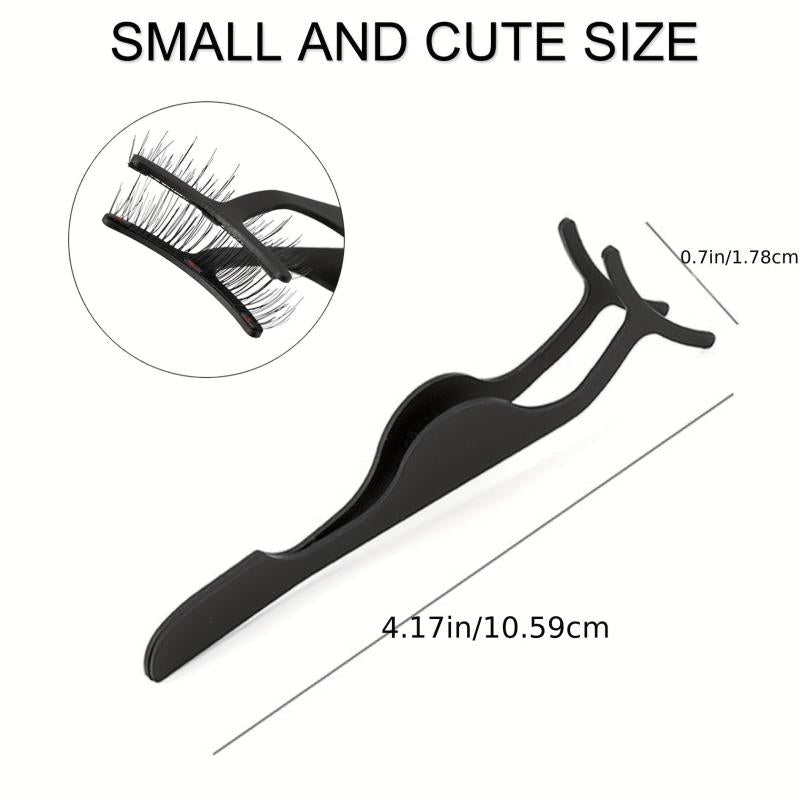 2pcs Eyelashes Tweezers False Eyelash Applicator Tool