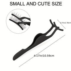 2pcs Eyelashes Tweezers False Eyelash Applicator Tool