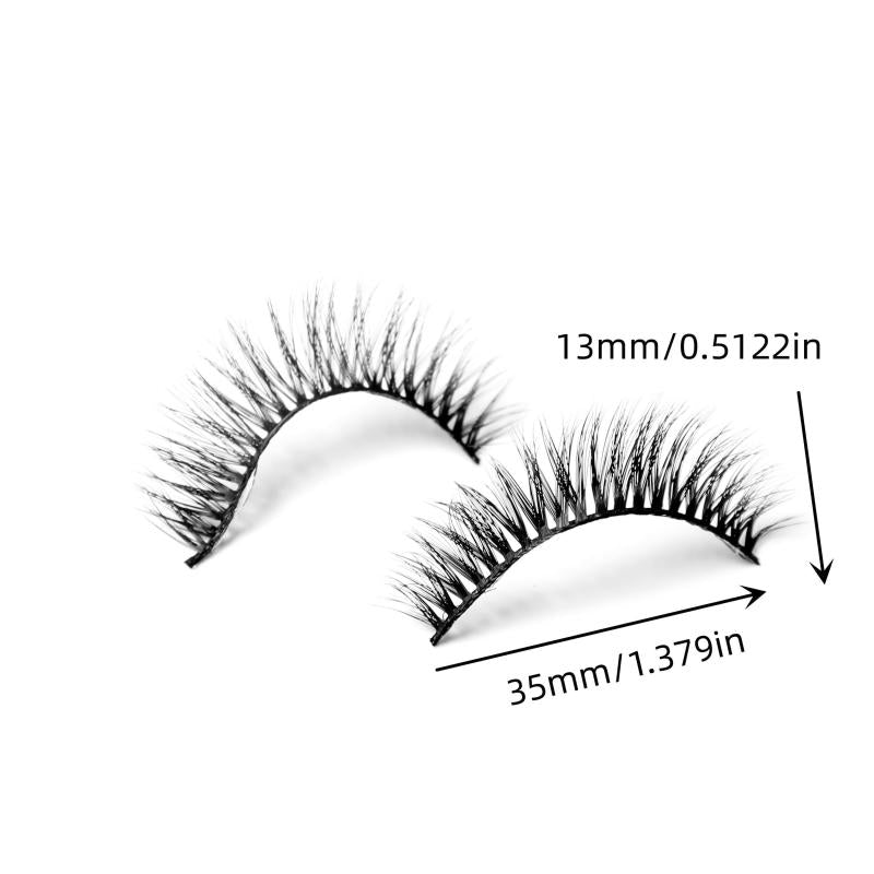3D Curling Natural False Eyelashes 5 Pairs