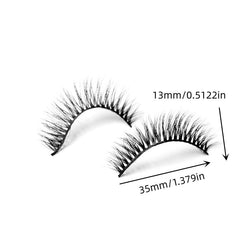 3D Curling Natural False Eyelashes 5 Pairs