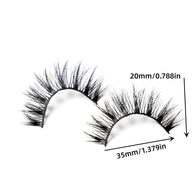 3D Curling Natural False Eyelashes 5 Pairs