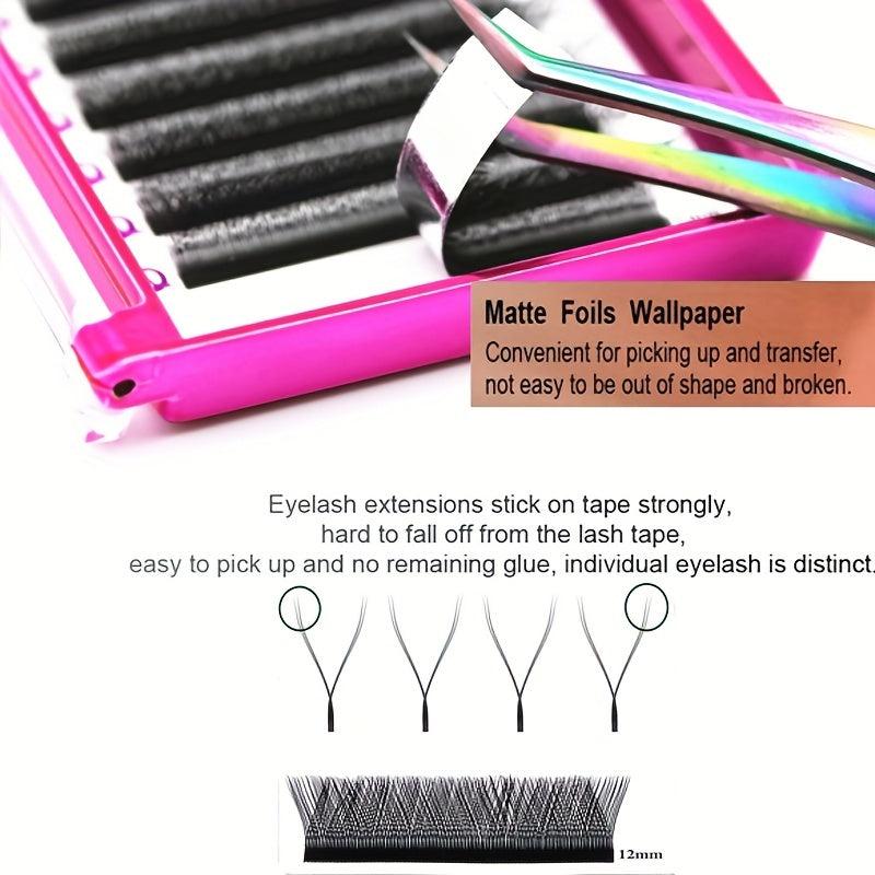 8 15mm Y Shape Eyelashes Individual Eyelashes D Curl 0.07mm