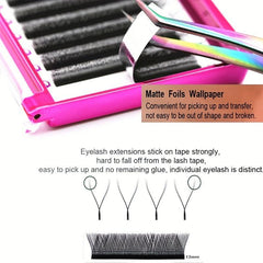 8 15mm Y Shape Eyelashes Individual Eyelashes D Curl 0.07mm