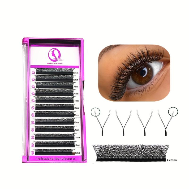 8 15mm Y Shape Eyelashes Individual Eyelashes D Curl 0.07mm
