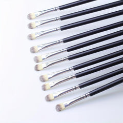 10 PCS Eye Makeup Brushes Set Soft Synthetic Hair Professional Cosmetic Tools